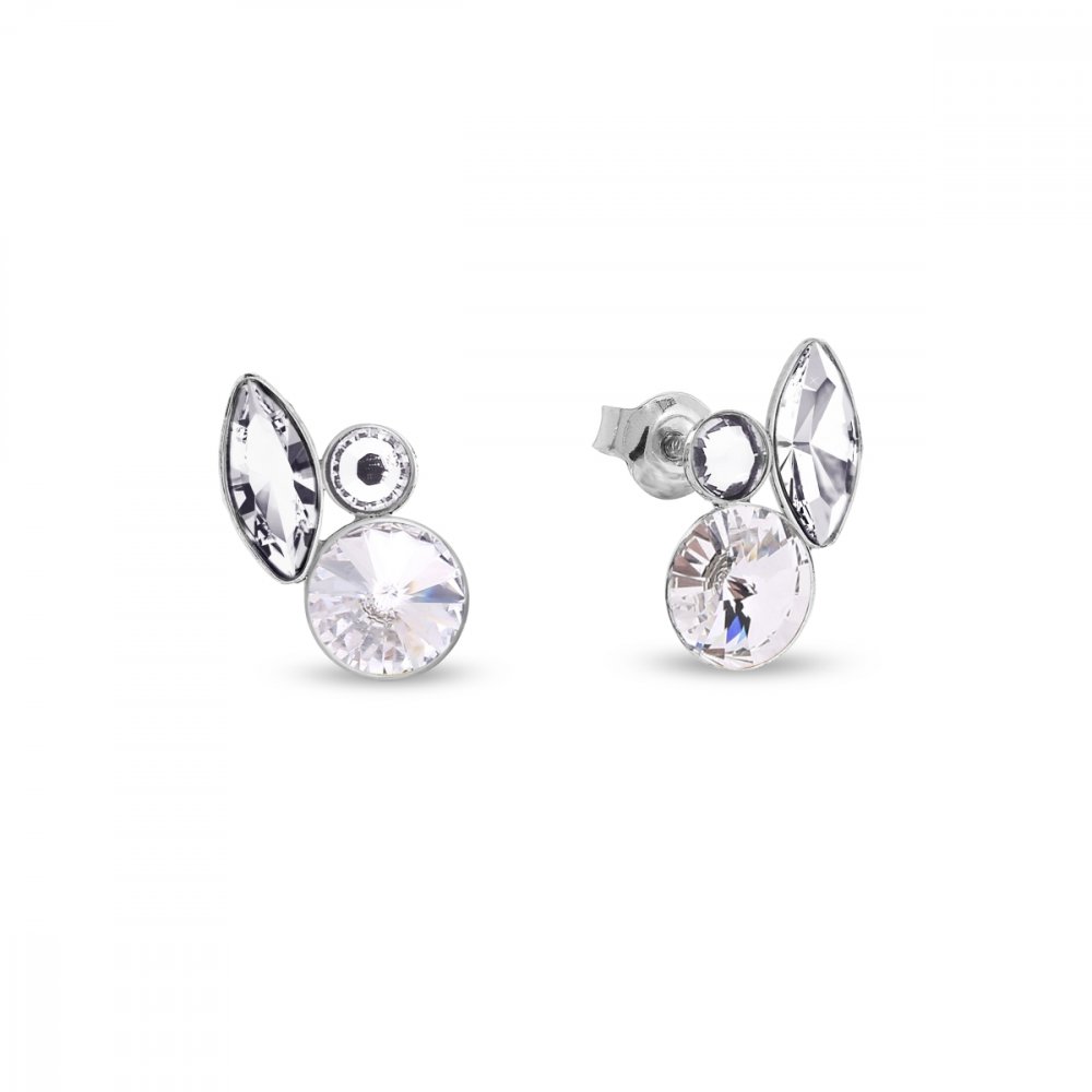 Levně Náušnice čiré se Swarovski Elements Artesia K2201MIX1CC Krystal