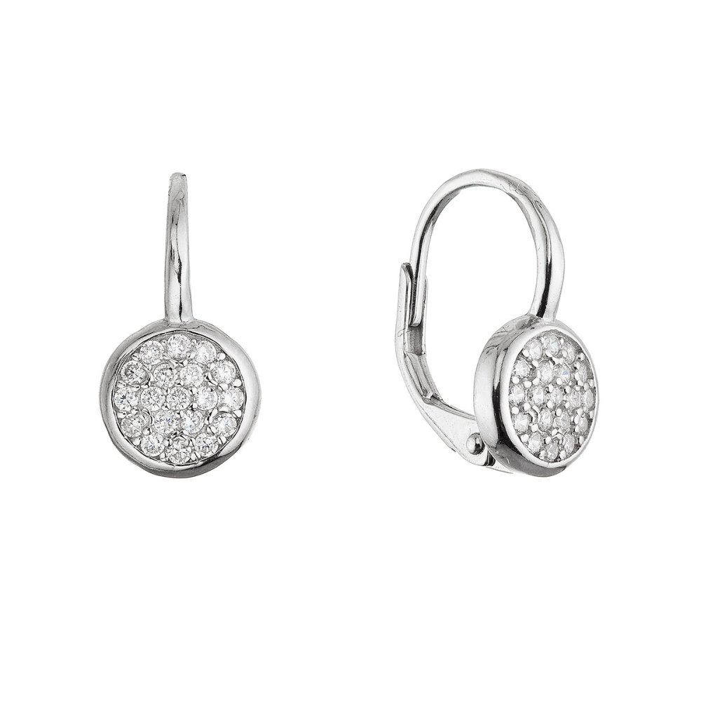 Stříbrné visací náušnice 11623.1