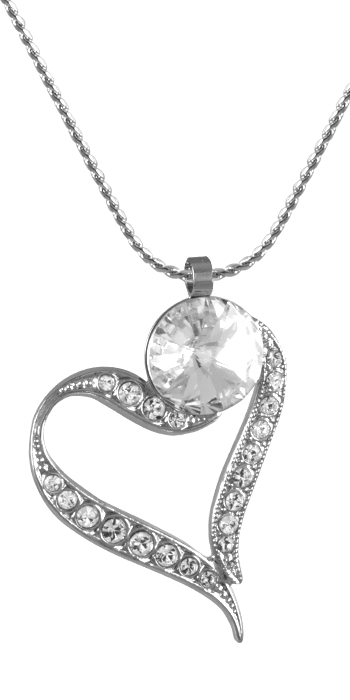 Náhrdelník se Swarovski Elements srdce Krystal
