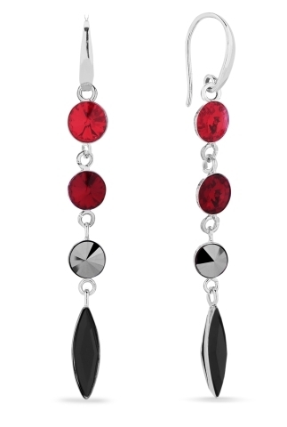 Náušnice se Swarovski Elements Willow KW112234200LSIJ Light Siam