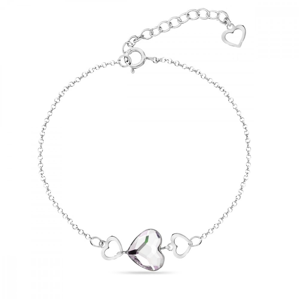 Náramek čirý se Swarovski Elements Soul BS280810C Krystal