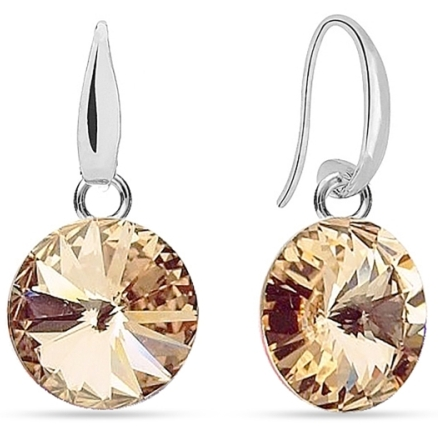 Náušnice Rivoli se Swarovski Elements Candy KW112212SL Silk 10 mm