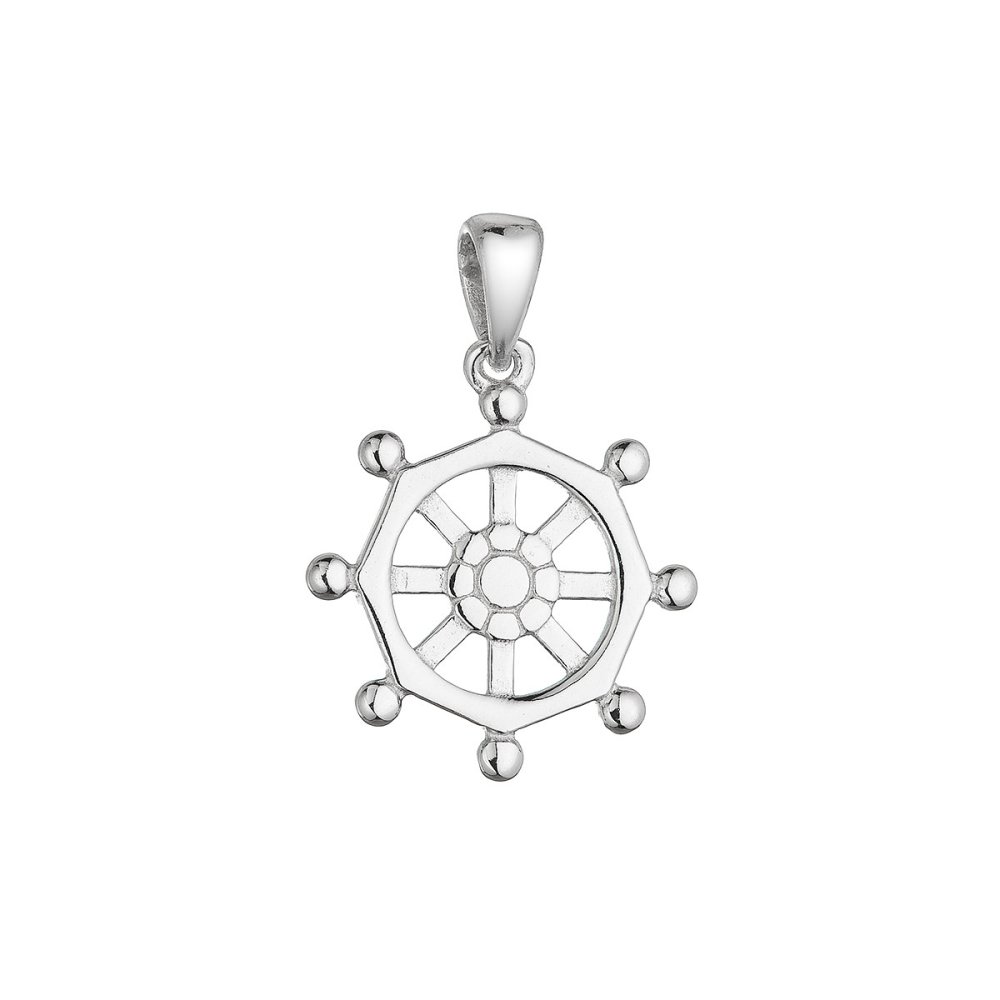 Stříbrný přívěsek kormidlo 64054