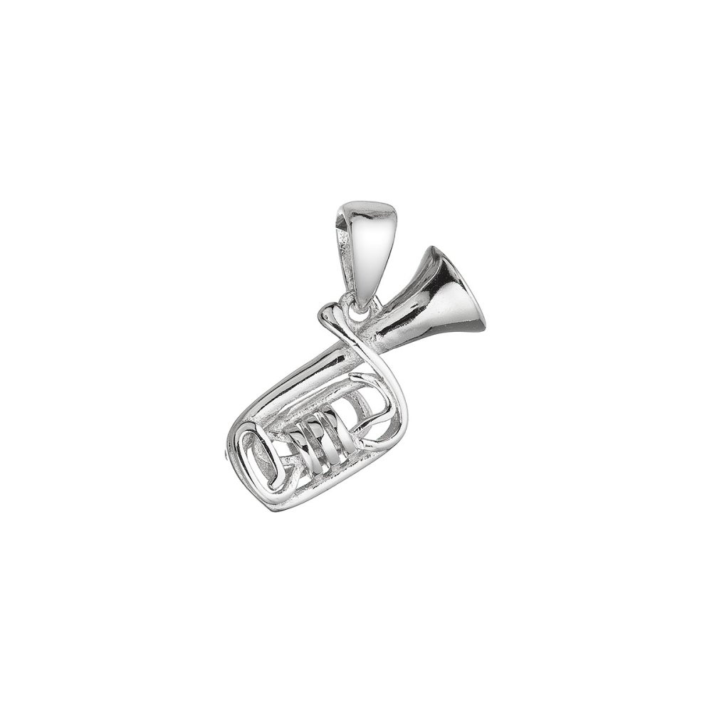 Stříbrný přívěsek tuba 64029