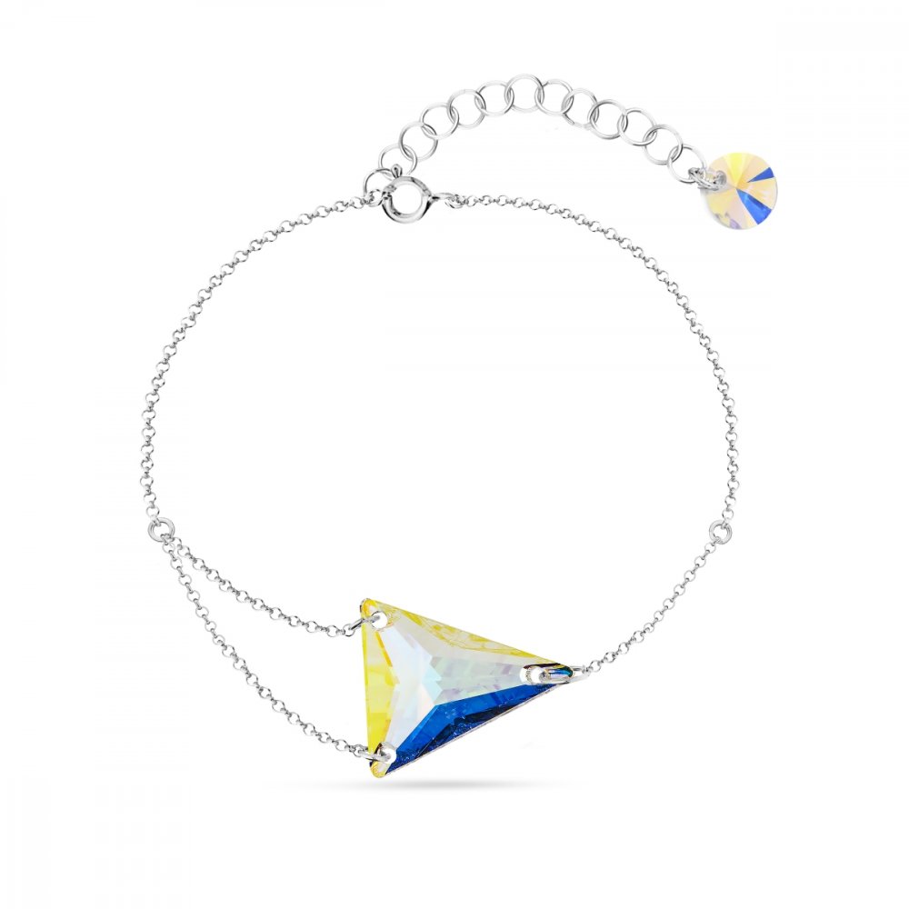 Náramek duhový se Swarovski Elements Trident BROLO327118AB