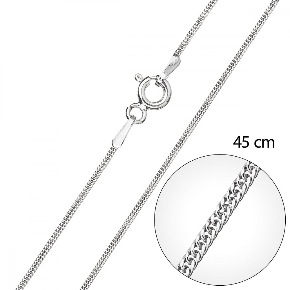 Stříbrný řetízek 30015 délka 45 cm