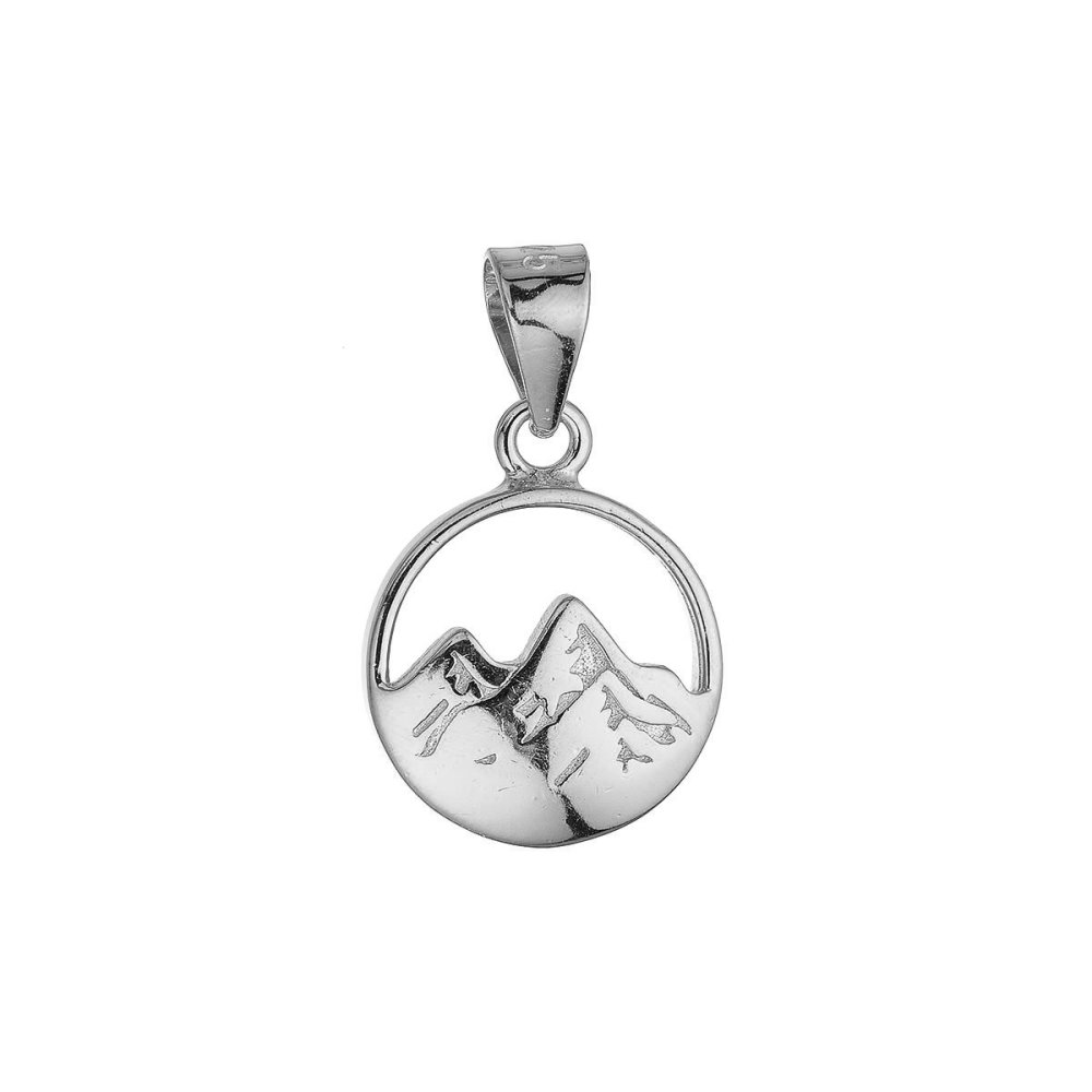 Stříbrný přívěsek hory 64086