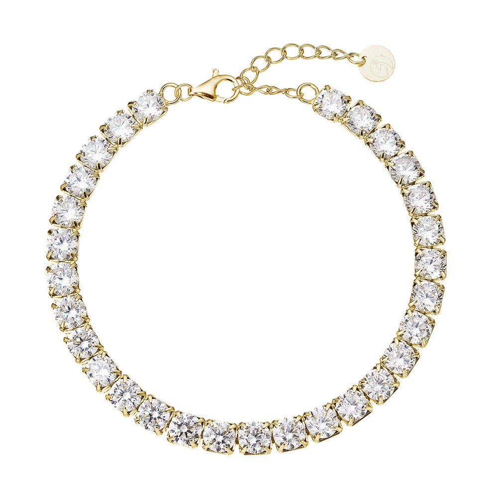 Luxusní pozlacený tenisový náramek 13098.1