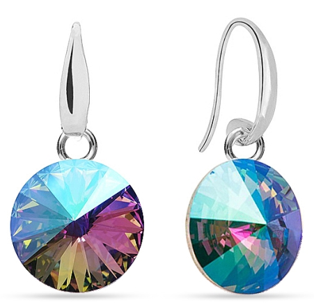 Levně Náušnice Rivoli se Swarovski Elements Candy KW112212PS Paradise Shine 10 mm