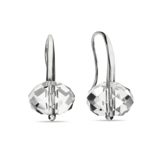 Náušnice se Swarovski Elements Diskas KW504012C Krystal