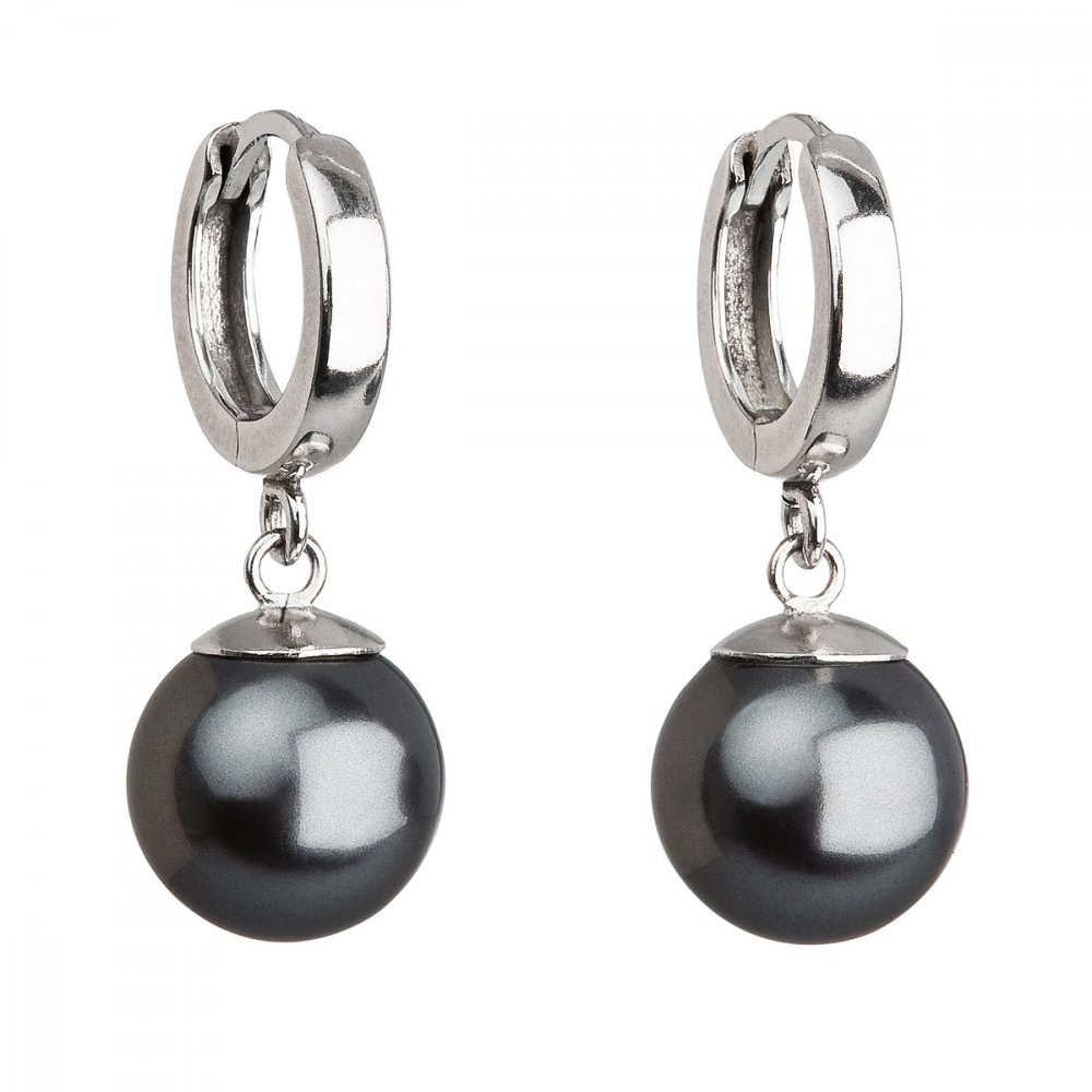 Náušnice se Swarovski Elements 31151.3 Grey