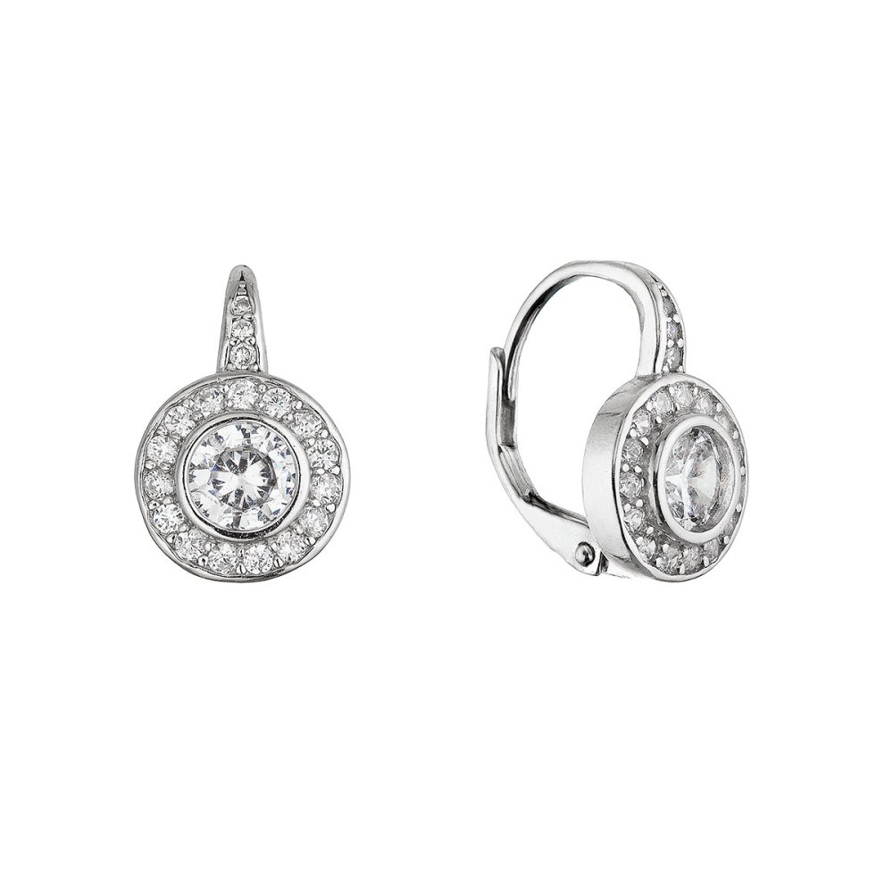 Stříbrné visací náušnice 11620.1
