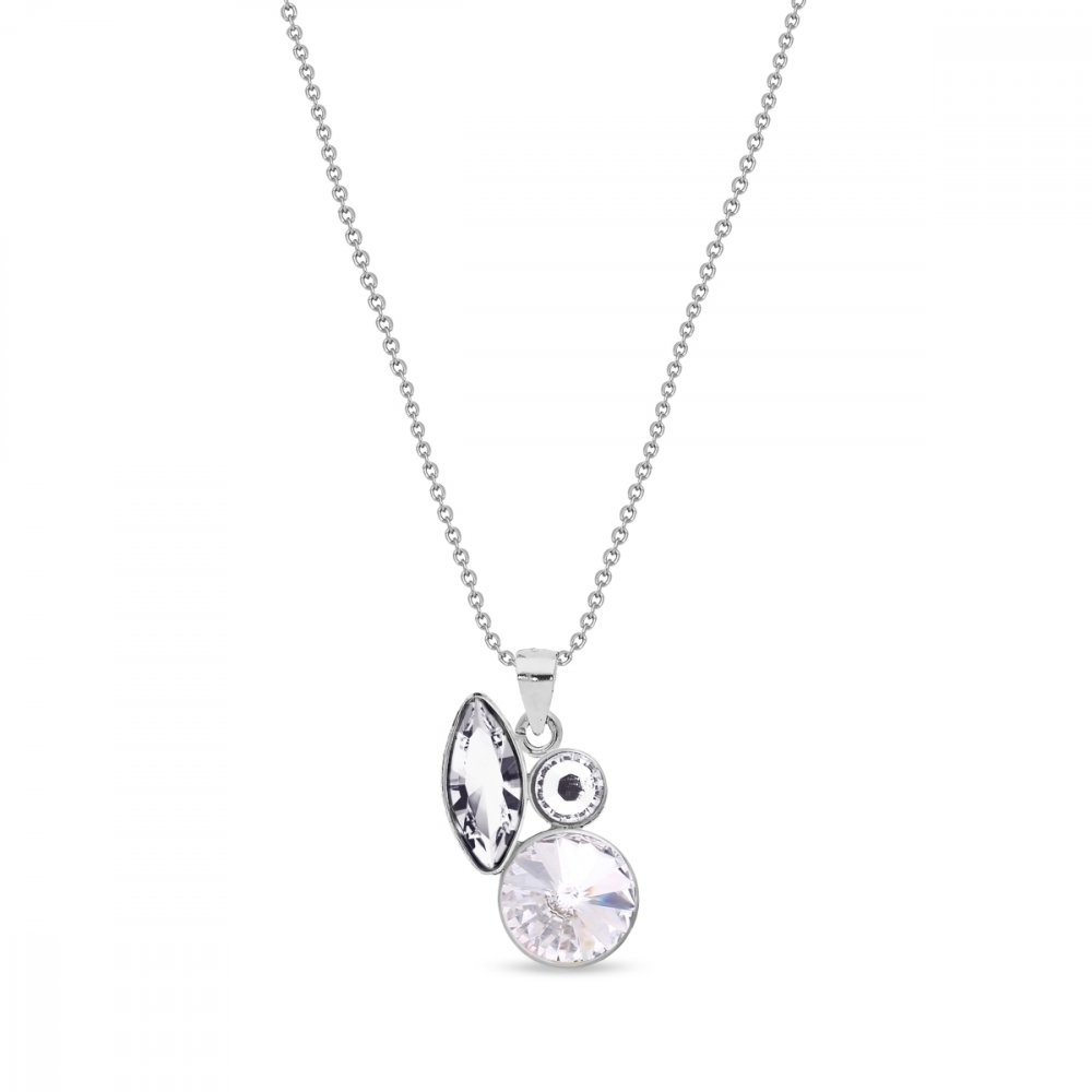 Náhrdelník čirý se Swarovski Elements Artesia Fine N2201MIX1CC Krystal