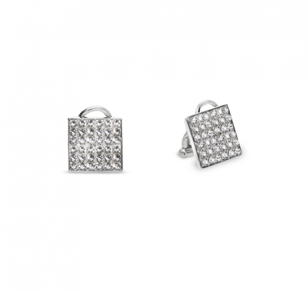 Levně Náušnice čiré se Swarovski Elements Kingdom Clips KLFM6C Krystal