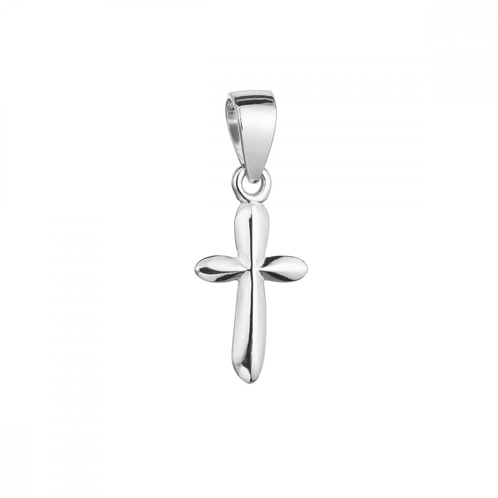 Stříbrný přívěsek křížek 64001