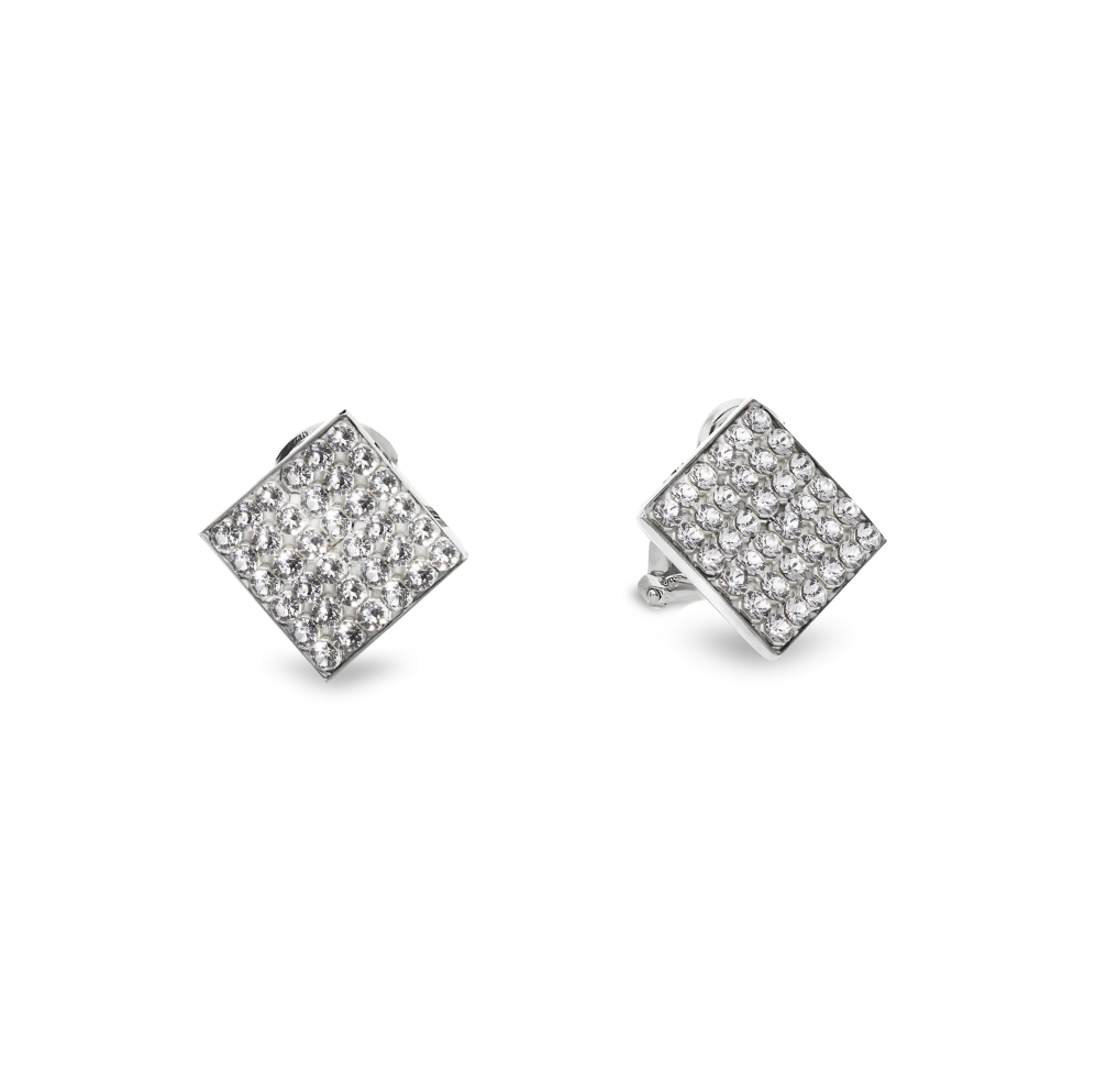 Levně Náušnice čiré se Swarovski Elements Kingdom Karo KLFMK6C Krystal