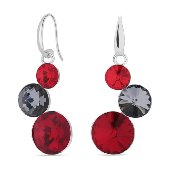 Náušnice se Swarovski Elements Lollipop KW11223LSISN Light Siam