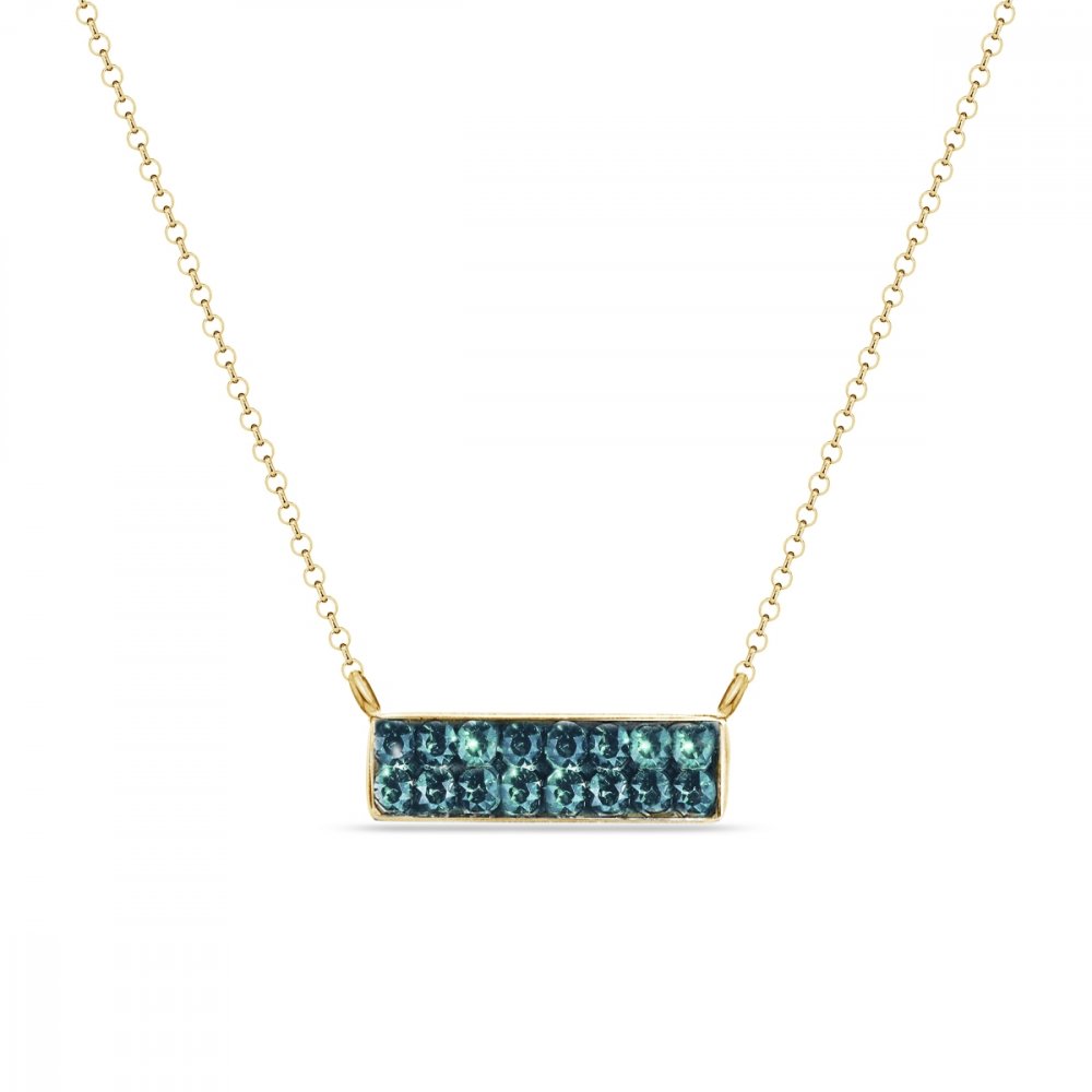 Náhrdelník zelený se Swarovski Elements Radiance NGFMP2EM Emerald