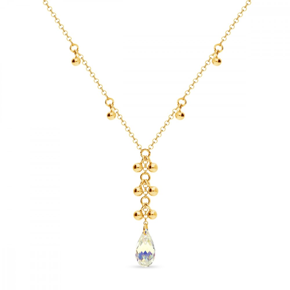 Náhrdelník duhový se Swarovski Elements Triumph NGROLO6010AB