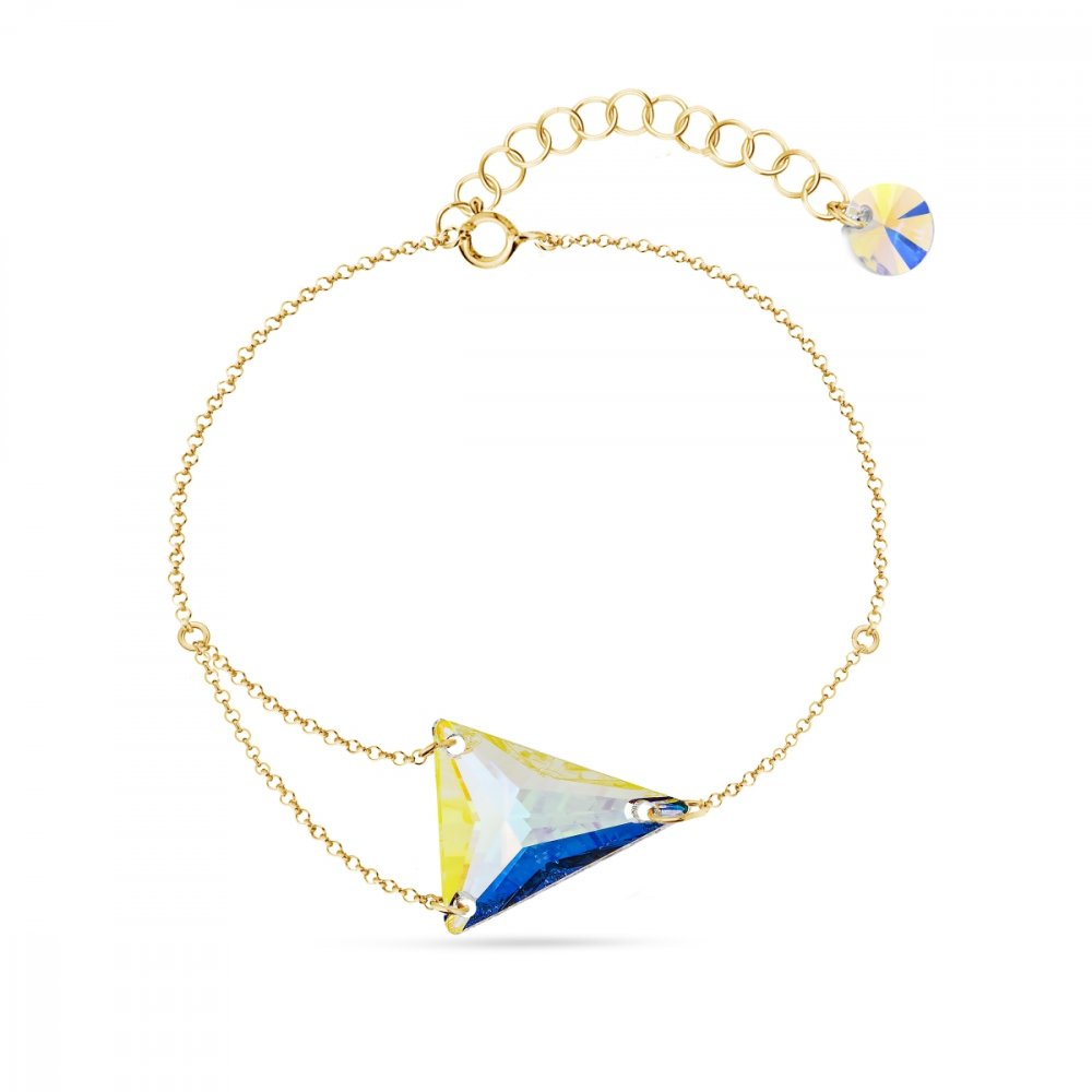 Náramek duhový se Swarovski Elements Trident BGROLO327118AB