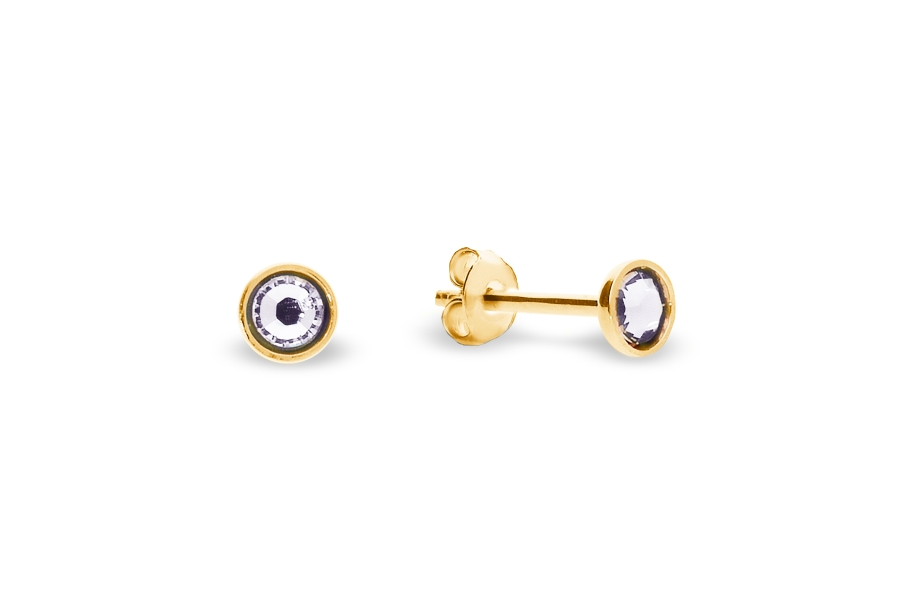 Náušnice čiré se Swarovski Elements Pinpoint Studs KG2038SS10C Krystal