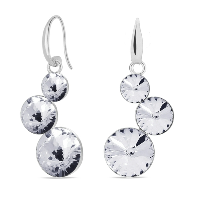 Náušnice se Swarovski Elements Lollipop KW11223C Krystal