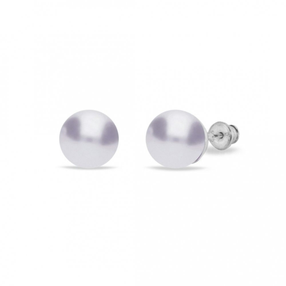 Náušnice se Swarovski Elements Classic Pearl K581810LAV Lavender 10 mm