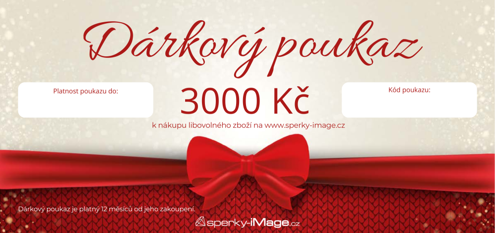 Elektronický dárkový poukaz v hodnotě 3000 Kč