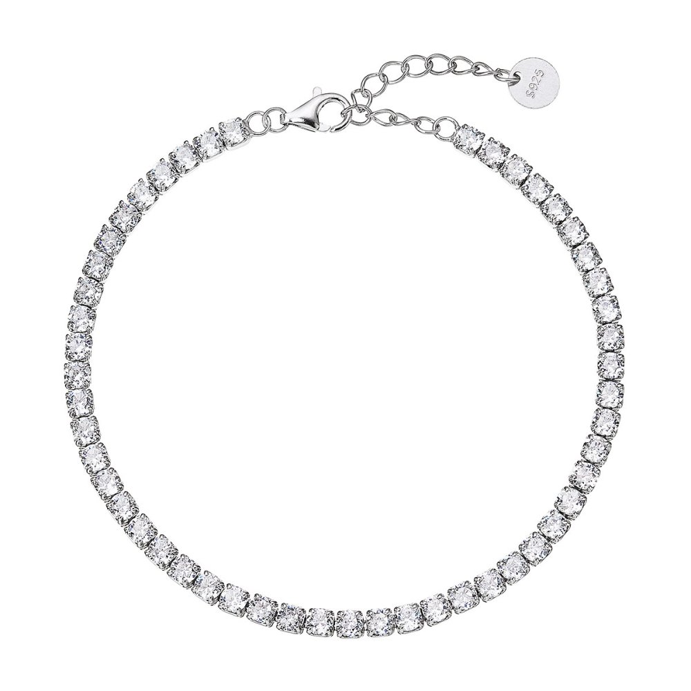 Jemný stříbrný tenisový náramek 13096.1