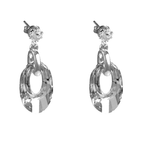 Náušnice se Swarovski Elements ovál Calvsi