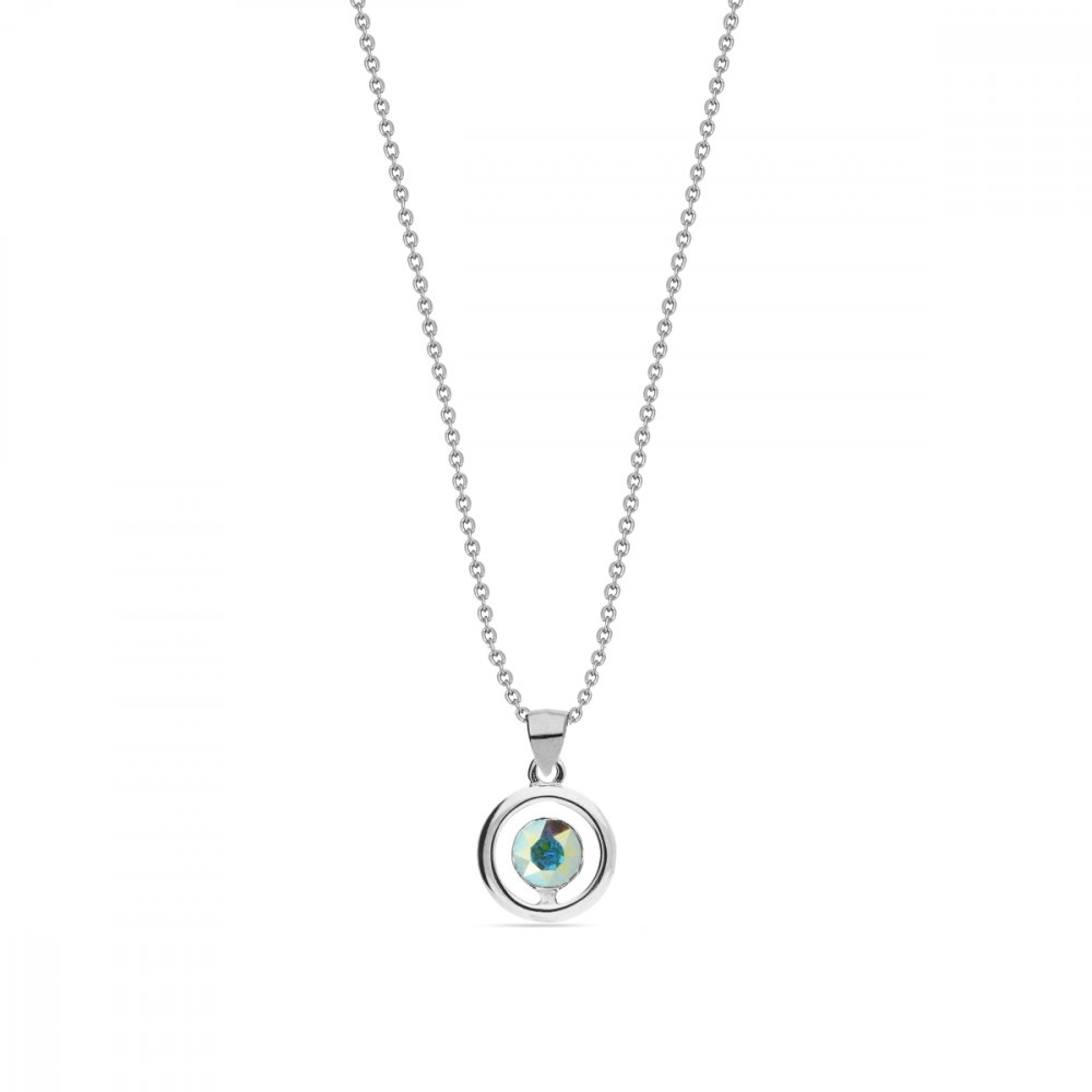 Náhrdelník duhový se Swarovski Elements Punct NC1088SS18AB