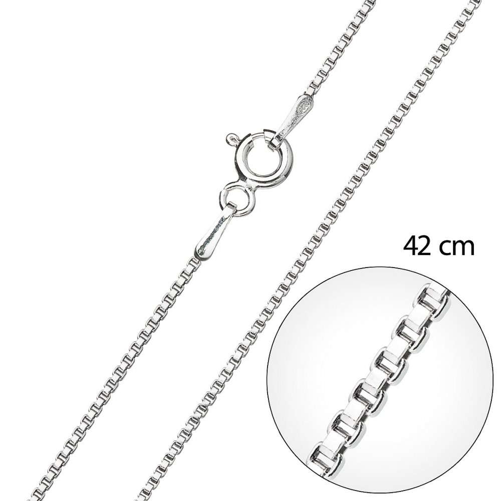 Levně Stříbrný řetízek 30014 délka 42 cm