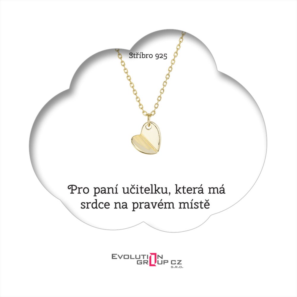 Pro paní učitelku, která má srdce na pravém místě - OB53