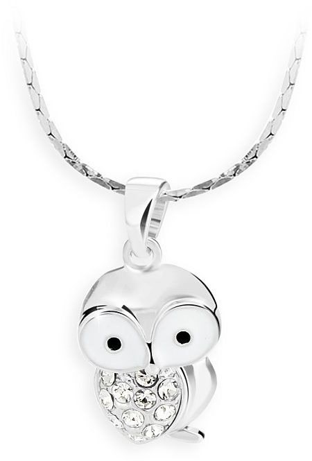 Náhrdelník se Swarovski Elements sovička Krystal