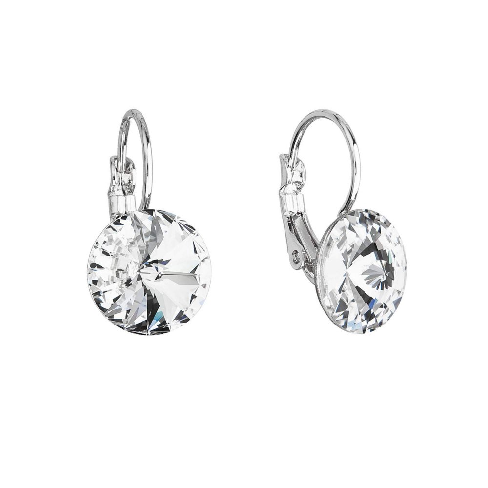 Náušnice Rivoli se Swarovski Elements Krystal 12 mm