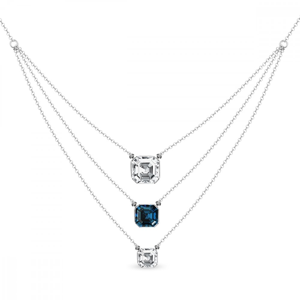Náhrdelník modrý se Swarovski Elements Imperial Trio NK3ROLO4480CM Montana