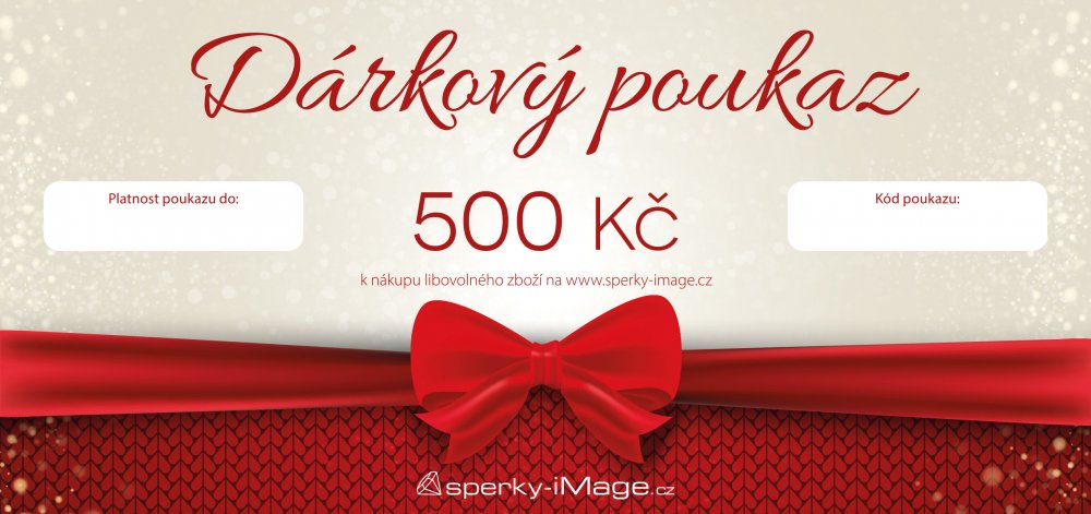 Elektronický dárkový poukaz v hodnotě 500 Kč