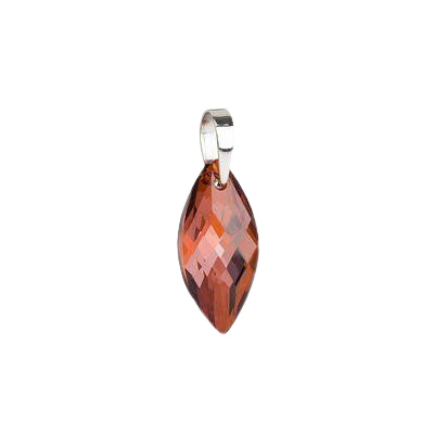 Přívěsek se Swarovski Elements slza 34086.5 Red magma