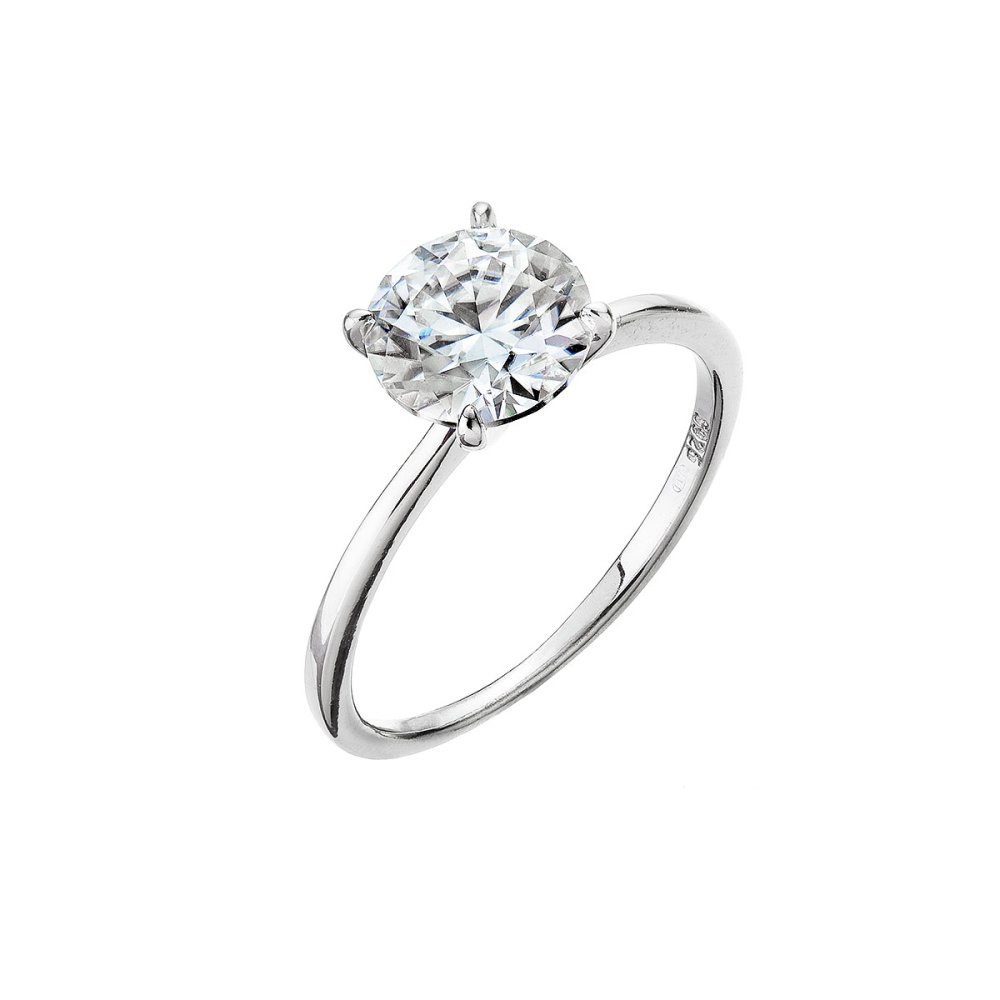 Stříbrný prsten ELEN 15M00004 moissanite 52