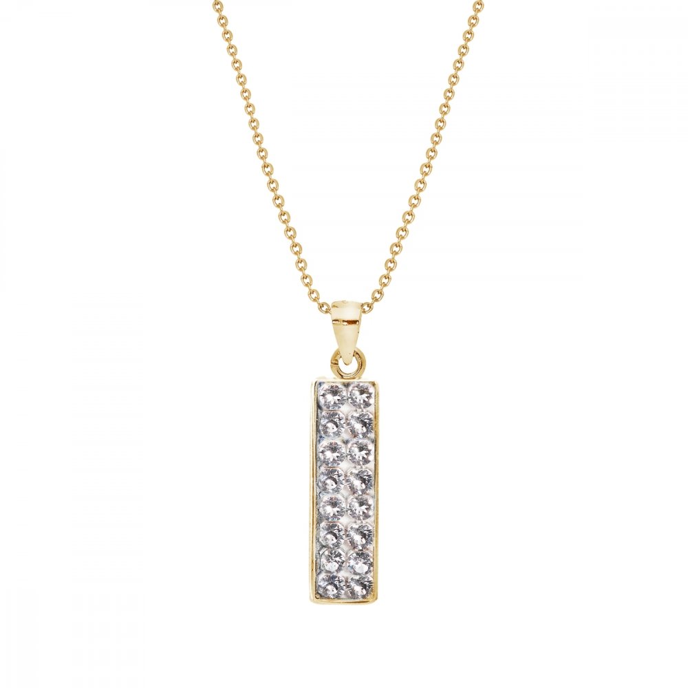 Levně Náhrdelník čirý se Swarovski Elements Glow NGFMP1C Krystal