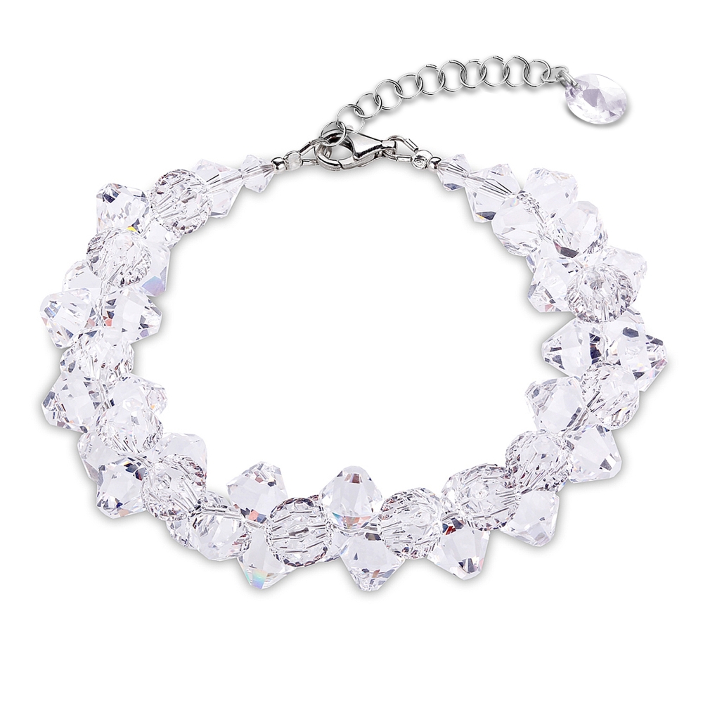 Náramek se Swarovski Elements Bicone BE63015301C