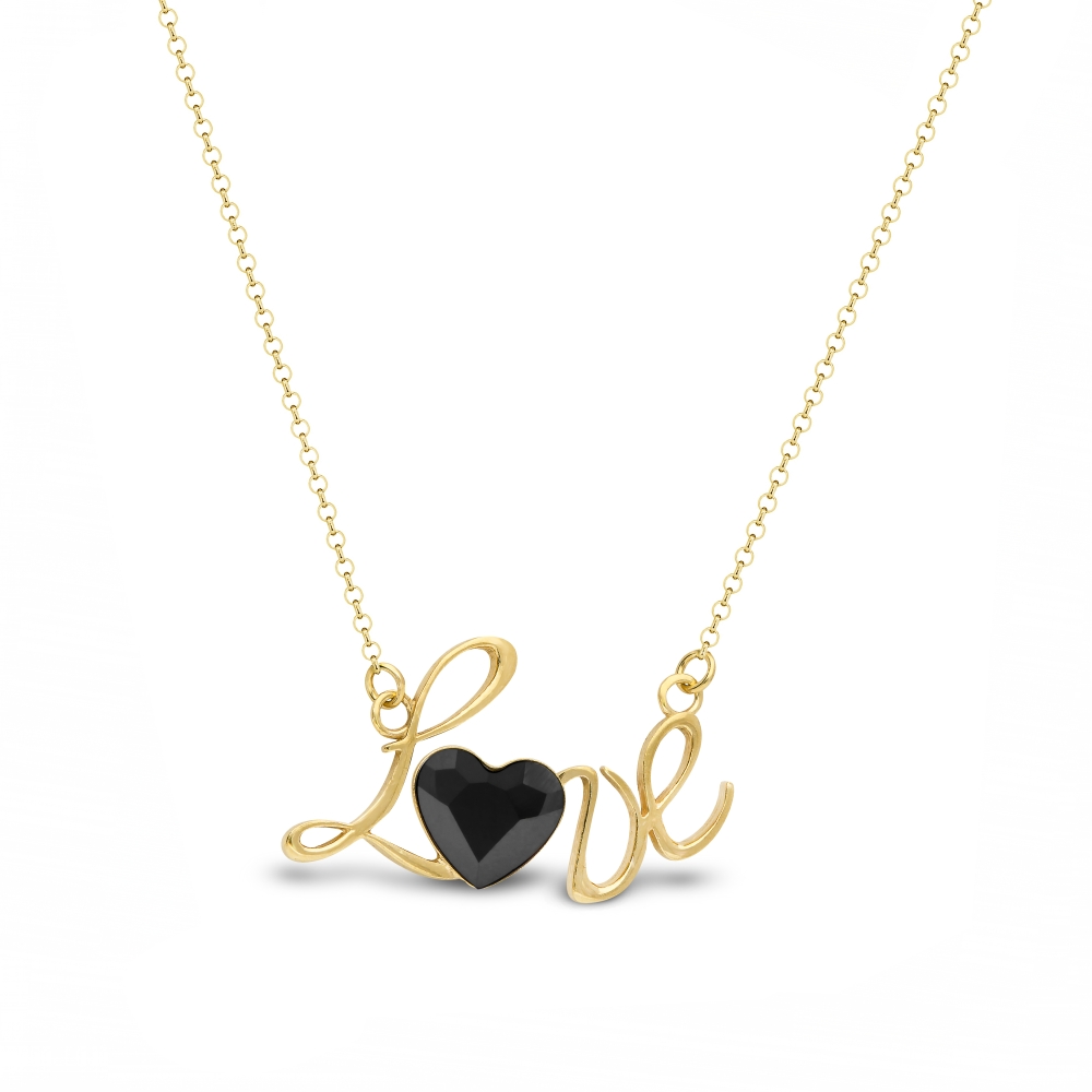 Náhrdelník srdce se Swarovski Elements Heart NGLOVEJ