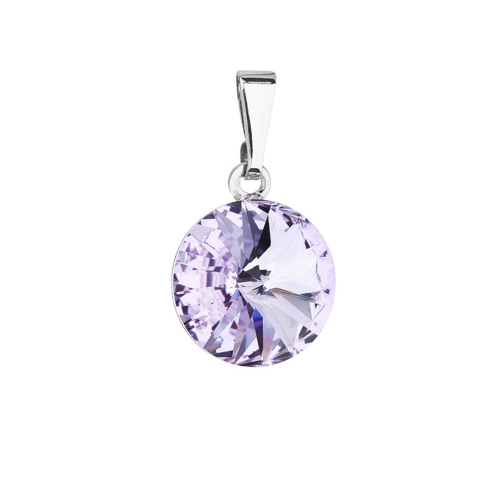 Přívěsek fialový Rivoli se Swarovski Elements Violet 12 mm