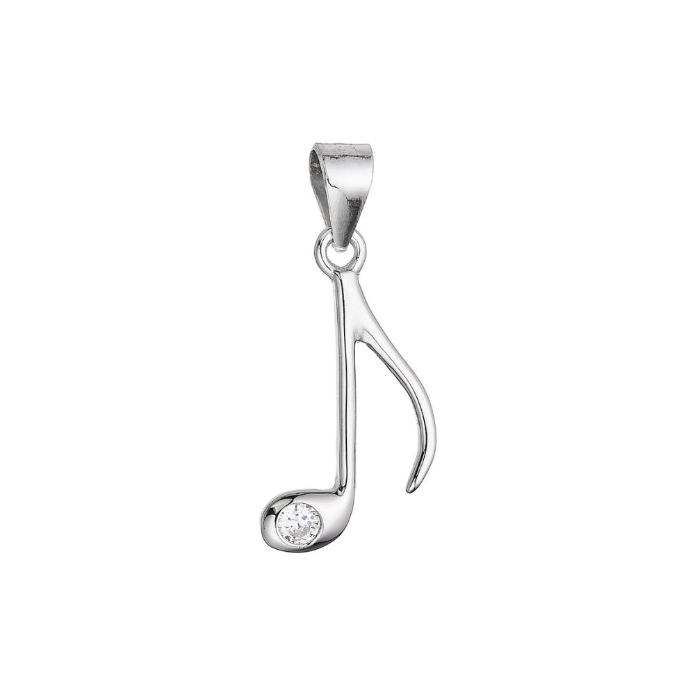 Stříbrný přívěsek nota 14063.1 crystal