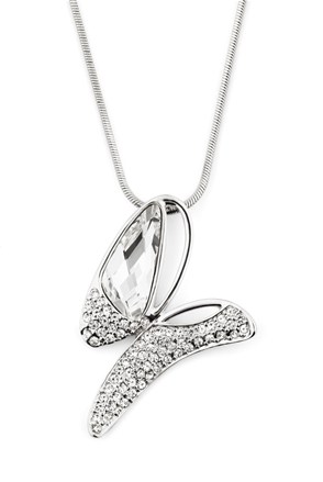 Náhrdelník se Swarovski Elements motýl Krystal